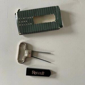 Vintage Renault Bottle Opener - Retro Barware Tool - Collectible Bar Accessory